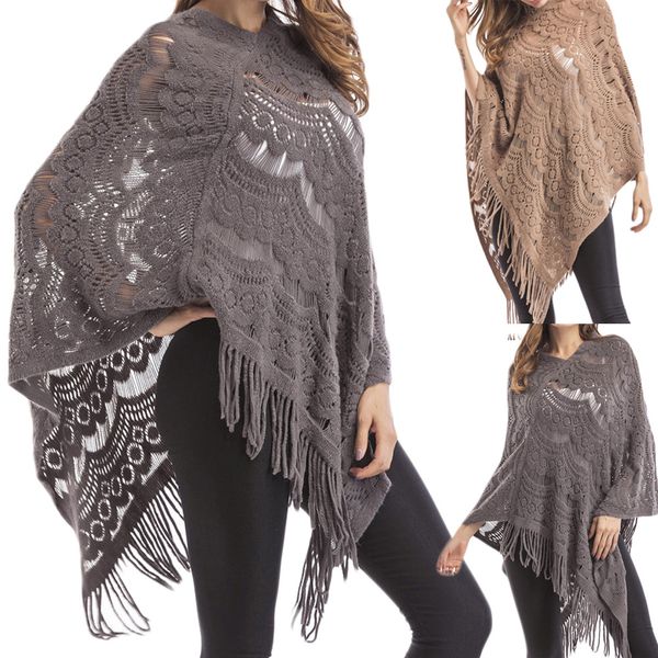 womens v-neck solid tassels cloak plus size sweater easyto wear durable enought for your daily wearing harajuku #5, White;black
womens v-neck solid tassels cloak plus size sweater easyto wear durable enought for your daily wearing harajuku #5, White;black