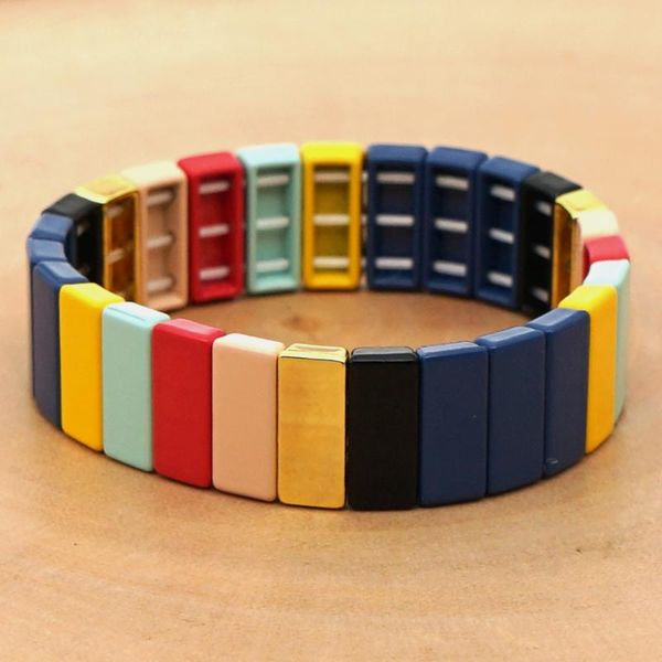 multicolor упругой эмаль плитка браслет женщина натяжной геометрические бусы браслеты stacking браслет bestfriend подарок ювелирных изделия, Black
multicolor упругой эмаль плитка браслет женщина натяжной геометрические бусы браслеты stacking браслет bestfriend подарок ювелирных изделия, Black