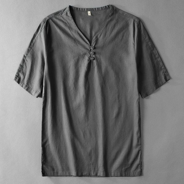 summer v neck mens tshirt casual short sleeve loose solid color tshirt male designer clothes, White;black
summer v neck mens tshirt casual short sleeve loose solid color tshirt male designer clothes, White;black