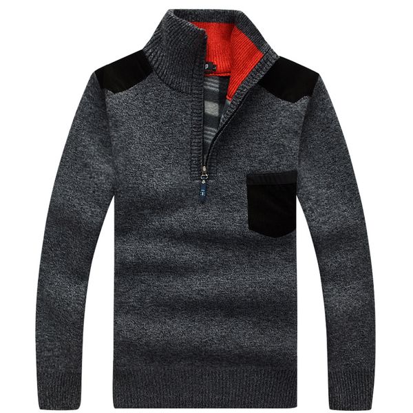 pullover men's shirt loose spot velvet coat t-shirt thick knitted explosion sweater middle-aged polo high men's collar plus wool c
pullover men's shirt loose spot velvet coat t-shirt thick knitted explosion sweater middle-aged polo high men's collar plus wool c