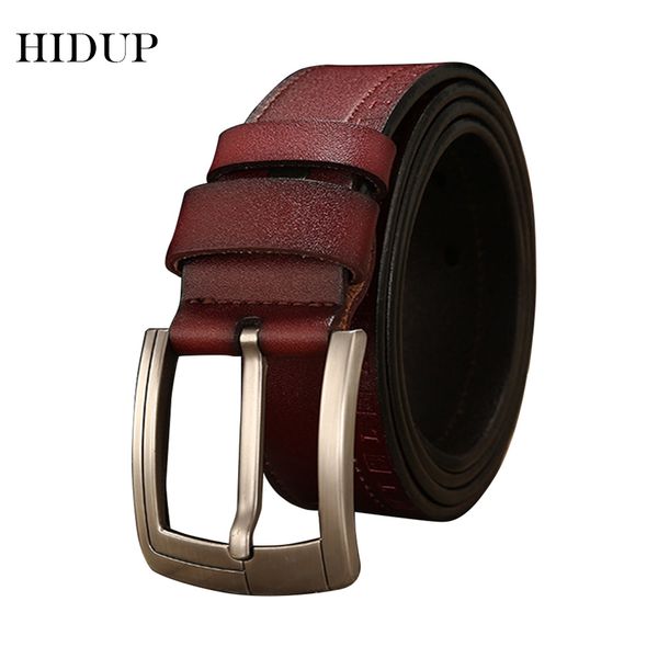 hidup mens retro styles design pin buckles metal belts real genuine leather belt for men 3.8cm width clothing accessories nwj685, Black;brown
hidup mens retro styles design pin buckles metal belts real genuine leather belt for men 3.8cm width clothing accessories nwj685, Black;brown