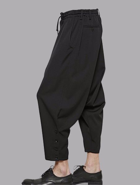 27~44 new 2019 men's clothing plus size low flying squirrel haren pants trousers personality big baggy pants crotch pants, Black
27~44 new 2019 men's clothing plus size low flying squirrel haren pants trousers personality big baggy pants crotch pants, Black