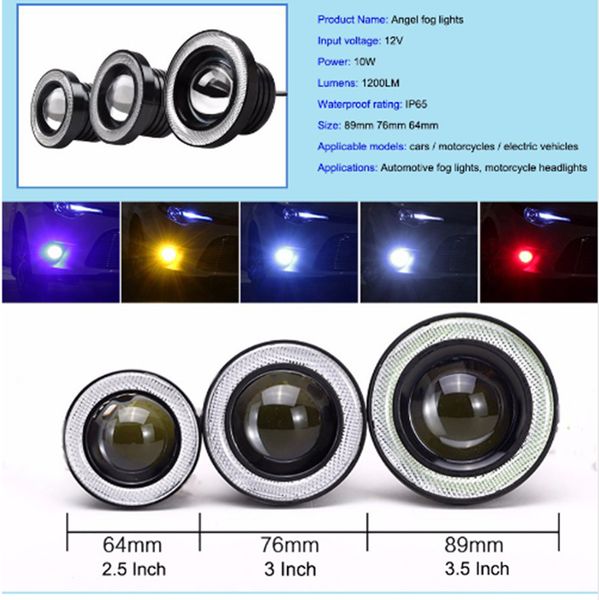 2pcs car cob 1200lm 30w light led fog light white angel eye drl driving projector signal bulbs fog lamps auto tuning car lamp
2pcs car cob 1200lm 30w light led fog light white angel eye drl driving projector signal bulbs fog lamps auto tuning car lamp
