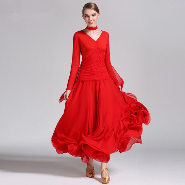 modern dance costumes women ballroom dance wear waltz performance uniforms ball clothes yarn silk full-skirted dress -50, Black;red
modern dance costumes women ballroom dance wear waltz performance uniforms ball clothes yarn silk full-skirted dress -50, Black;red