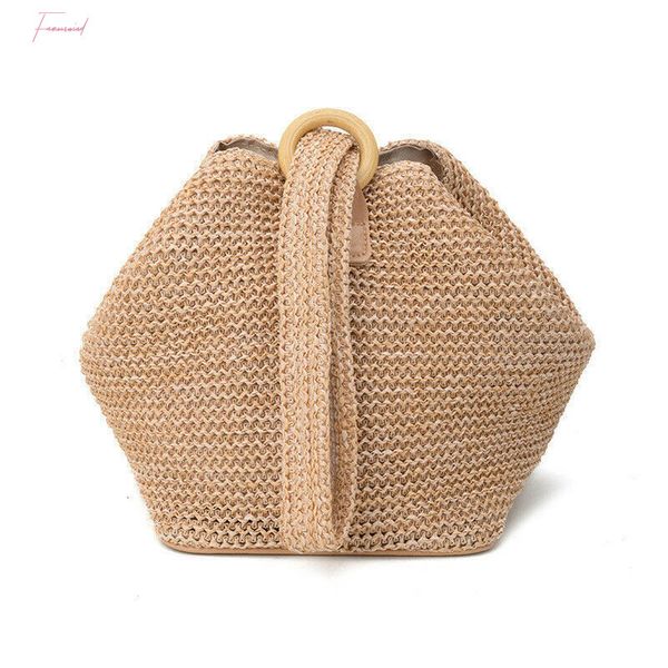 women elegant straw knitting summer beach tote messenger bag lady fashion rattan wicker weave handbag new style
women elegant straw knitting summer beach tote messenger bag lady fashion rattan wicker weave handbag new style