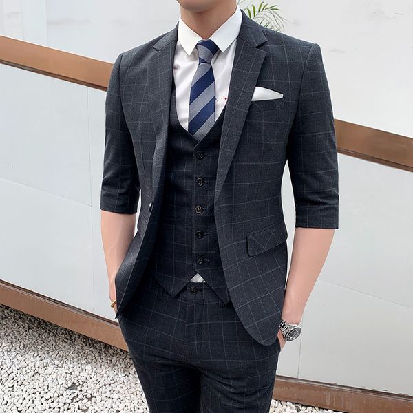 summer thin han edition cultivate morality men sleeve suit england style suit youth three-piece big yards, White;black
summer thin han edition cultivate morality men sleeve suit england style suit youth three-piece big yards, White;black