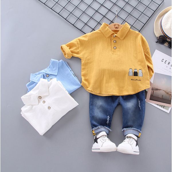 kids baby boys clothes cartoon t shirt pullover denim long pants outfits set toddler boy clothes winter 2019 roupa infantil, White
kids baby boys clothes cartoon t shirt pullover denim long pants outfits set toddler boy clothes winter 2019 roupa infantil, White
