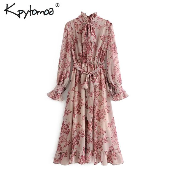 Vintage Floral Print Sashes Ruffled Pleated Dress Women 2019 Fashion Bow Tie Collar Long Sleeve Dresses Casual Vestidos Mujer
Vintage Floral Print Sashes Ruffled Pleated Dress Women 2019 Fashion Bow Tie Collar Long Sleeve Dresses Casual Vestidos Mujer