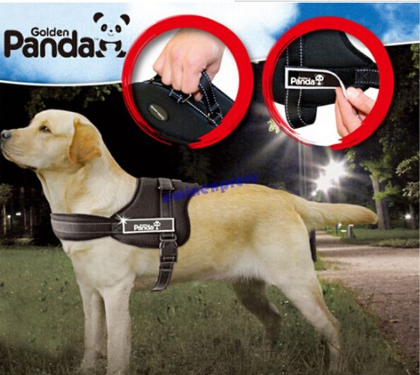 large comfort soft dog pet adjustable safety harness chest vest rope dog chest strap leash set collar panda soft padded 
large comfort soft dog pet adjustable safety harness chest vest rope dog chest strap leash set collar panda soft padded