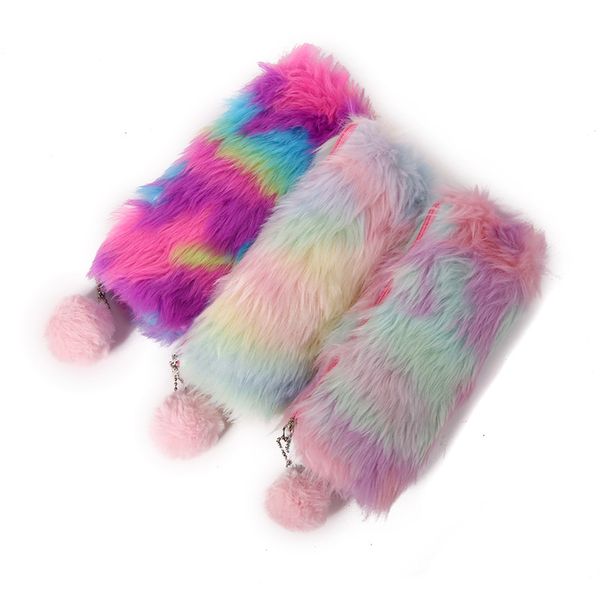 rainbow color pencil case plush girls pen pouch bag girl cute plush fuzzy makeup storage bags 122345
rainbow color pencil case plush girls pen pouch bag girl cute plush fuzzy makeup storage bags 122345