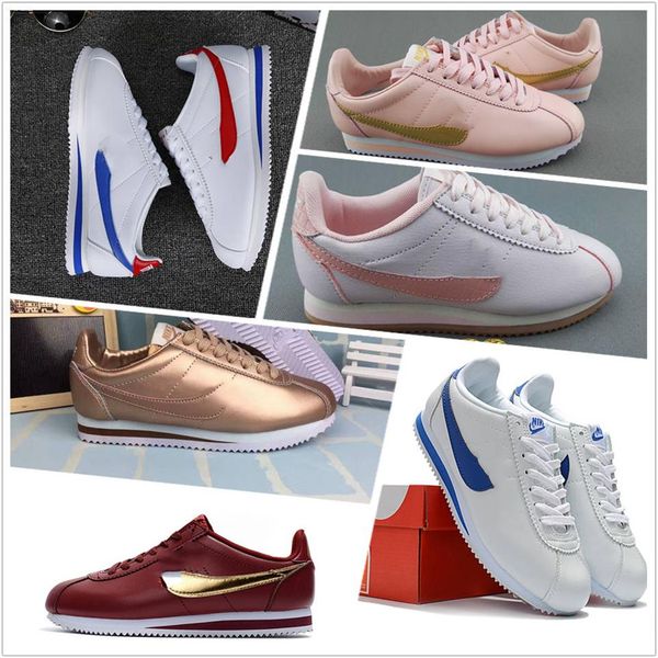 nwe classic nikè chaussures cortez basic leather casual shoes fashion men women black white red golden skateboarding sneakers 112564
nwe classic nikè chaussures cortez basic leather casual shoes fashion men women black white red golden skateboarding sneakers 112564