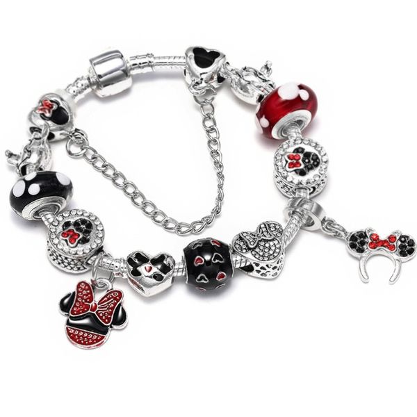 fashion luxury diamond crystal diy european glass beads lovely cute bow cartoon charm designer bangle bracelet for woman girls, Golden;silver
fashion luxury diamond crystal diy european glass beads lovely cute bow cartoon charm designer bangle bracelet for woman girls, Golden;silver