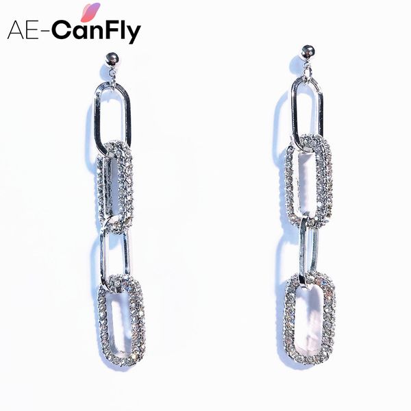 ae-canfly fashion vintage geometric long dangle flash crystal chain earrings accessories for party gift, Golden
ae-canfly fashion vintage geometric long dangle flash crystal chain earrings accessories for party gift, Golden