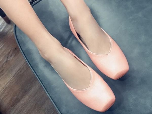 2019 women's shoes in spring and autumn with new style flat bottom square head @06, Black
2019 women's shoes in spring and autumn with new style flat bottom square head @06, Black