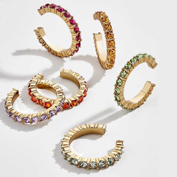 dvacaman ear cuff set for women crystal clip earrings geometric round statement earrings metal jewelry wholesale wedding gifts, Silver
dvacaman ear cuff set for women crystal clip earrings geometric round statement earrings metal jewelry wholesale wedding gifts, Silver