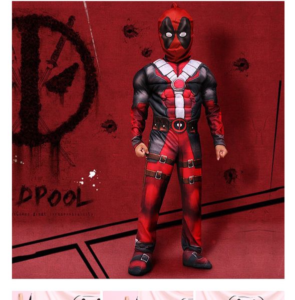 2019 бесплатная доставка горячая marvel halloween cosplay всего тела дэдпул костюм цифровая печать дети дэдпул косплей, Black;red
2019 бесплатная доставка горячая marvel halloween cosplay всего тела дэдпул костюм цифровая печать дети дэдпул косплей, Black;red