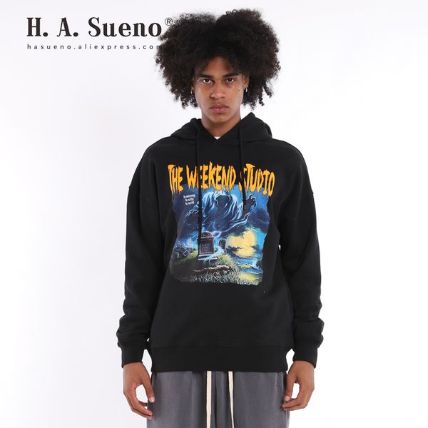 h.a.sueno 2019 new high street black mens hoodies skulls print loose fit men sweatshirts oversized drop shipping /7
h.a.sueno 2019 new high street black mens hoodies skulls print loose fit men sweatshirts oversized drop shipping /7