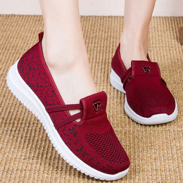 ballet flats women red comfortable knitted slip-on shoes women's loafers ladies platform creepers grandmother mom sport sneakers, Black
ballet flats women red comfortable knitted slip-on shoes women's loafers ladies platform creepers grandmother mom sport sneakers, Black