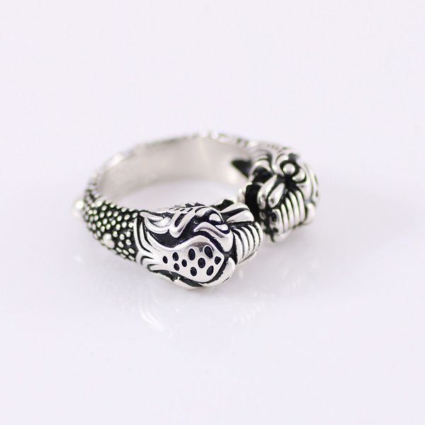 s925 silver double snake head ring retro classic sterling silver double snake head open ring british style hip hop male and female ring
s925 silver double snake head ring retro classic sterling silver double snake head open ring british style hip hop male and female ring