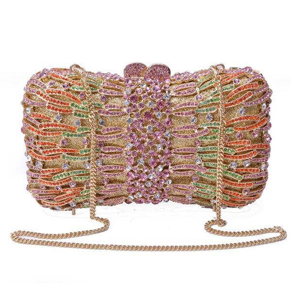 european and american style pink/white/green crystal clutch bag for evening wedding rhinestone purse gold metal ladies party bag
european and american style pink/white/green crystal clutch bag for evening wedding rhinestone purse gold metal ladies party bag