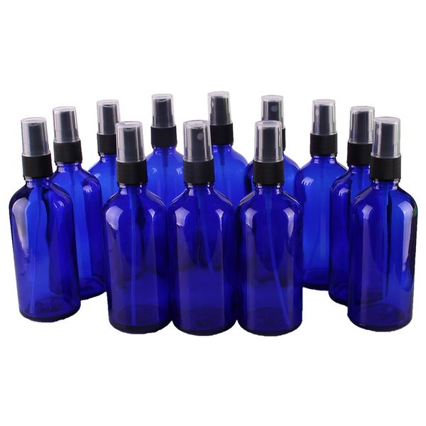 12pcs 100ml cobalt blue glass spray bottle w/ black fine mist sprayer essential oil bottles empty cosmetic containers other home storage o
12pcs 100ml cobalt blue glass spray bottle w/ black fine mist sprayer essential oil bottles empty cosmetic containers other home storage o