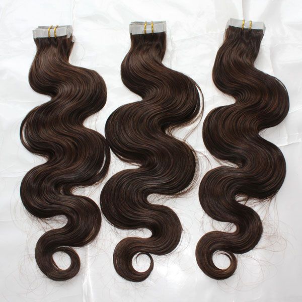 tape in human hair #2 dark brown 2.5g/pcs 40pcs/lot body wave remy human hair tape on hairs, Black
tape in human hair #2 dark brown 2.5g/pcs 40pcs/lot body wave remy human hair tape on hairs, Black