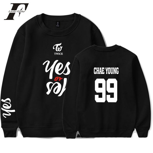 2019 twice yes or yes in men hoodies print twice abum korea knop hoodie sweatshirt men women funny autumn, Black
2019 twice yes or yes in men hoodies print twice abum korea knop hoodie sweatshirt men women funny autumn, Black