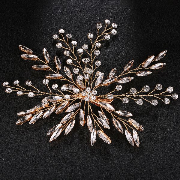 fashion crystal headband bridal ornaments headdress wedding hair accessories rhinestone leaf bride tiara headpiece hairbands, Golden;white
fashion crystal headband bridal ornaments headdress wedding hair accessories rhinestone leaf bride tiara headpiece hairbands, Golden;white