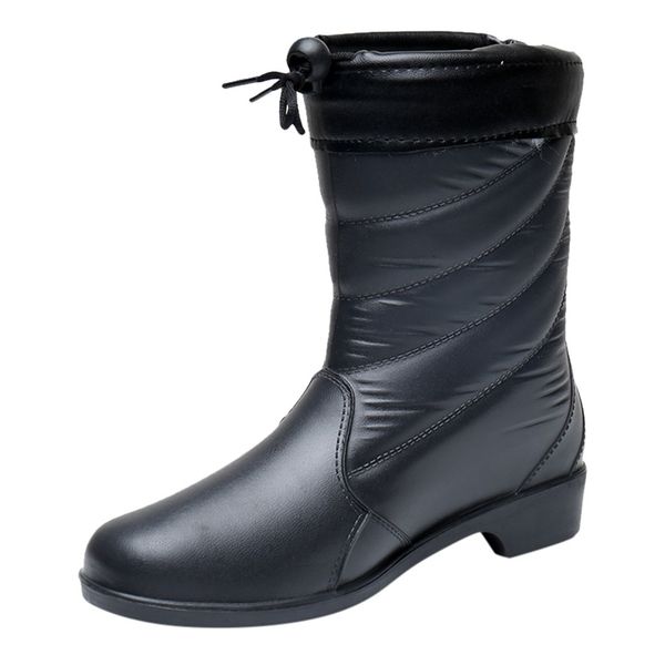 waterproof winter boots mid-calf down female shoes women warm ladies snow booties waterproof wedge rubber plush botas mujer, Black
waterproof winter boots mid-calf down female shoes women warm ladies snow booties waterproof wedge rubber plush botas mujer, Black