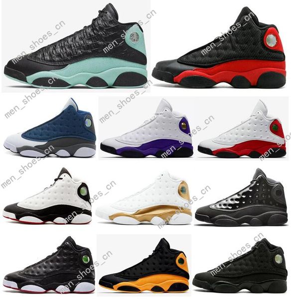 new 13 reverse he got game island green bred chicago flint men basketball shoes 13s melo dmp playoff hyper royal sneakers with box foursevev