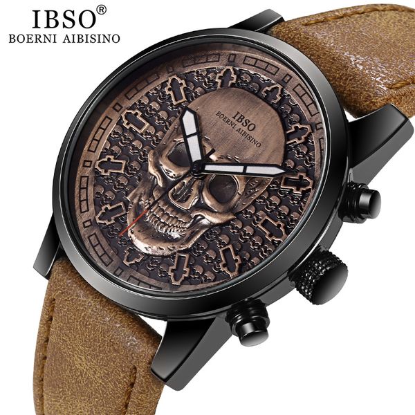 ibso creative men watches silicone sports watch 2019 creative sports quartz wrist watch halloween men's clock gifts, Slivery;brown
ibso creative men watches silicone sports watch 2019 creative sports quartz wrist watch halloween men's clock gifts, Slivery;brown