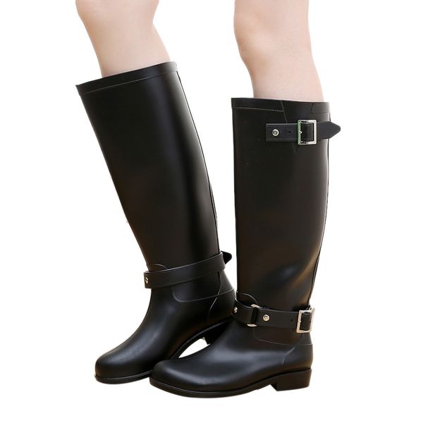 sagace new women fashion rain boots female waterproof boots non-slip long water shoes korean models in the tube 2019, Black
sagace new women fashion rain boots female waterproof boots non-slip long water shoes korean models in the tube 2019, Black