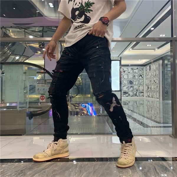 wholesale blue black destroyed mens luxury slim denim straight biker skinny jeans casual long men ripped jeans size -3xi
wholesale blue black destroyed mens luxury slim denim straight biker skinny jeans casual long men ripped jeans size -3xi