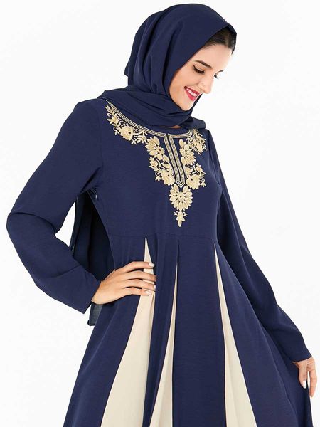 muslim women9227 arab large size womens embroidered hit color stitching muslim dress (excluding headscarf, Red
muslim women9227 arab large size womens embroidered hit color stitching muslim dress (excluding headscarf, Red