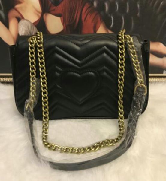 women shoulder bags classic pu leather marmont heart style 26cm gold chain bag handbag tote bags messenger handbags l00849
women shoulder bags classic pu leather marmont heart style 26cm gold chain bag handbag tote bags messenger handbags l00849