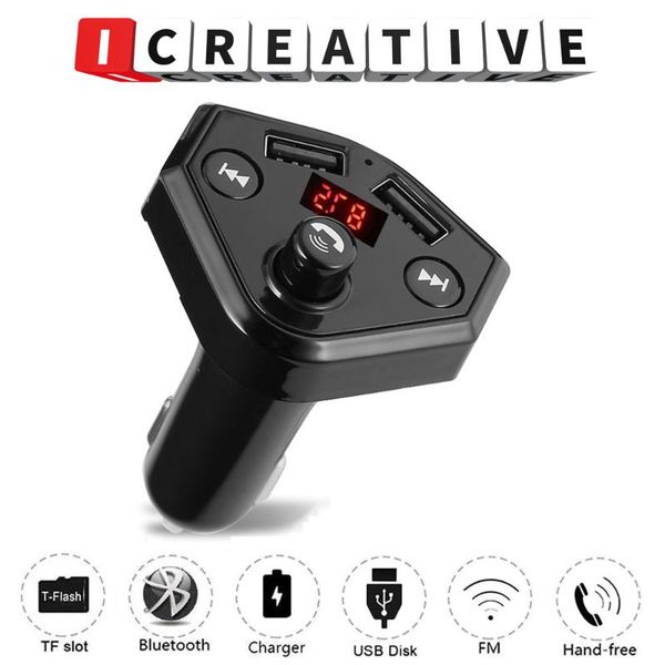 b4 bluetooth car fm transmitter wireless radio adapter usb charger mp3 player dual usb 3.1a b4 hands-car voltage display
b4 bluetooth car fm transmitter wireless radio adapter usb charger mp3 player dual usb 3.1a b4 hands-car voltage display