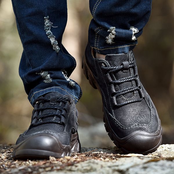 autuspin outdoor hunting boots men breathable leather hiking shoes mountain trekking men's sneakers soft rubber tactical shoes
autuspin outdoor hunting boots men breathable leather hiking shoes mountain trekking men's sneakers soft rubber tactical shoes