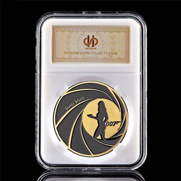 007 james bond gold plated agent daniel craig 1oz medal gold plated rare souvenir coin w/pcb box
007 james bond gold plated agent daniel craig 1oz medal gold plated rare souvenir coin w/pcb box
