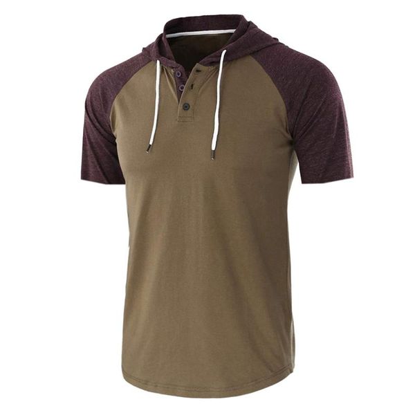 summer men's hoodies casual short-sleeve cap-collar hoode male patchwork design raglan sleeve hooded men clothing new 2019, Black
summer men's hoodies casual short-sleeve cap-collar hoode male patchwork design raglan sleeve hooded men clothing new 2019, Black