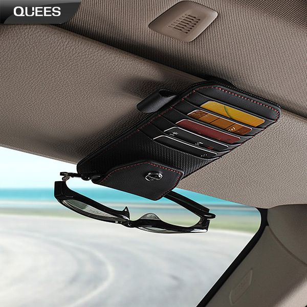 quees genuine leather sunshade storage bag holder organizer s sunglasses glass driving licence men women
quees genuine leather sunshade storage bag holder organizer s sunglasses glass driving licence men women