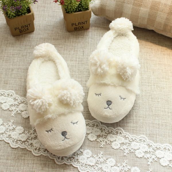new cute sheep animal cartoon fashion new home women winter slippers indoor bedroom cotton female shoes soft bottom flats shoes, Black
new cute sheep animal cartoon fashion new home women winter slippers indoor bedroom cotton female shoes soft bottom flats shoes, Black