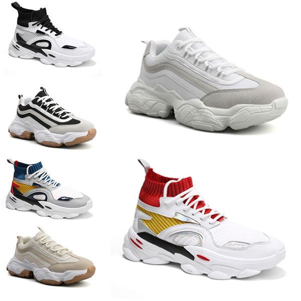 non-brand men running shoes fashion sock shoes platform dad chaussures mens trainers walking athletic sport sneakers vintage 40-44 item 21, White;red
non-brand men running shoes fashion sock shoes platform dad chaussures mens trainers walking athletic sport sneakers vintage 40-44 item 21, White;red