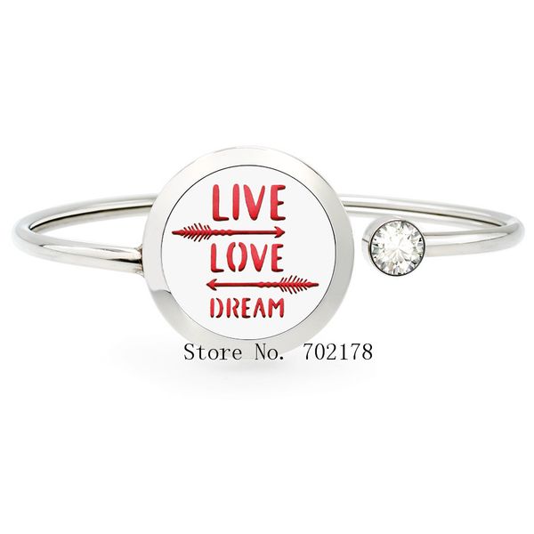 live love dream 25mm stainless steel twist bracelet bangle essential oil perfume locket bracelet jewelry, Black
live love dream 25mm stainless steel twist bracelet bangle essential oil perfume locket bracelet jewelry, Black