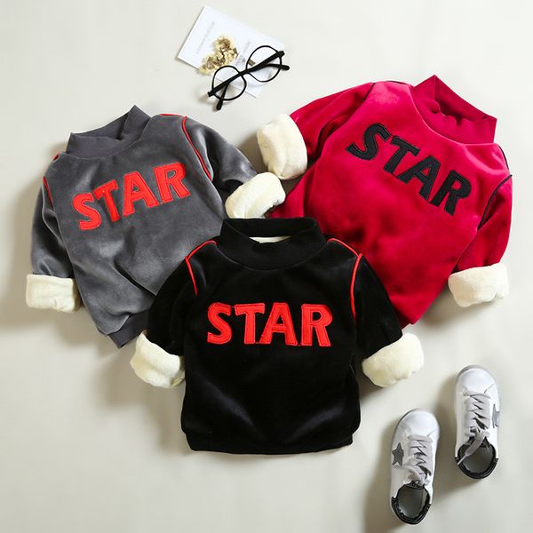 bibicola children outerwear winter warm cotton hoodies letter fleece velvet thick sweatershirt sport coats boys clothing, Black
bibicola children outerwear winter warm cotton hoodies letter fleece velvet thick sweatershirt sport coats boys clothing, Black
