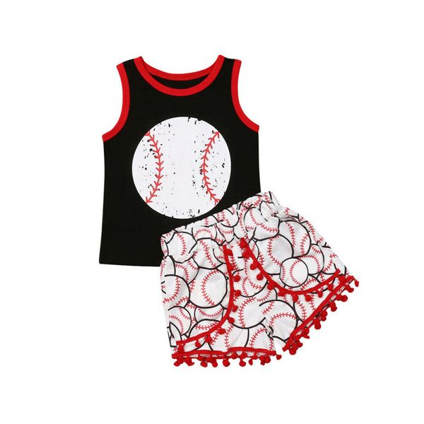Causal Kids Baby Girl Boy Clothes Sets Baseball Printed 2Pcs O-Neck Vest Tank Tops+Shorts Shorts Unisex Kids Cotton Outfits 0-5Y
Causal Kids Baby Girl Boy Clothes Sets Baseball Printed 2Pcs O-Neck Vest Tank Tops+Shorts Shorts Unisex Kids Cotton Outfits 0-5Y