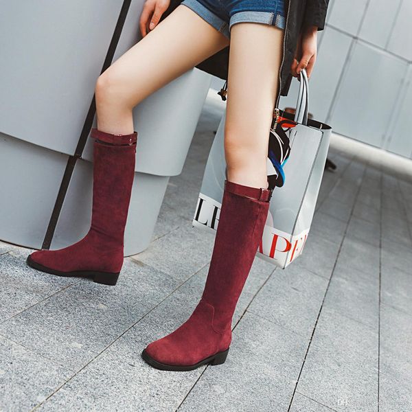 wholesale shoes woman boots buckle belt genuine fur flat heel women boots autumn winter boots back zip shoes ladies booties, Black
wholesale shoes woman boots buckle belt genuine fur flat heel women boots autumn winter boots back zip shoes ladies booties, Black