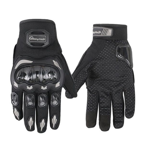 1pair motorcycle gloves summer breathable moto riding camping protective gear non-slip touch screen guantes gloves, Black
1pair motorcycle gloves summer breathable moto riding camping protective gear non-slip touch screen guantes gloves, Black