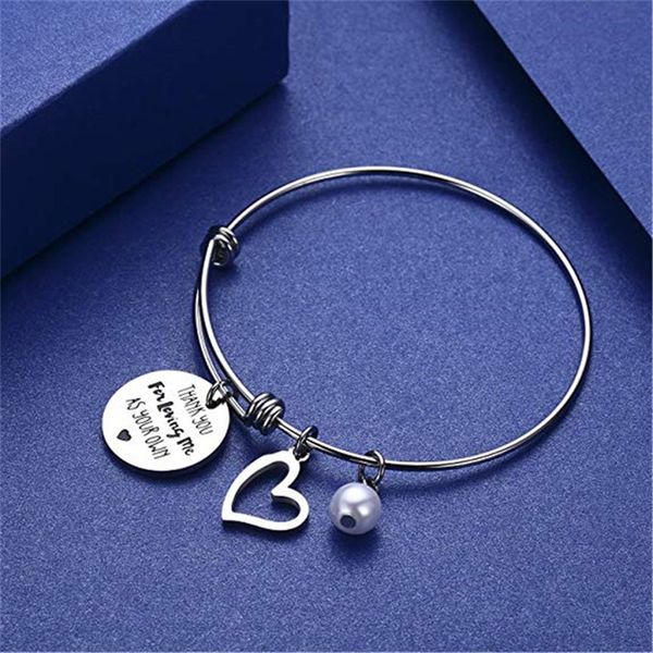 stainless steel round lettering pendant adjustable bracelet letter initial charm love bangle for women gift wholesale, Black
stainless steel round lettering pendant adjustable bracelet letter initial charm love bangle for women gift wholesale, Black