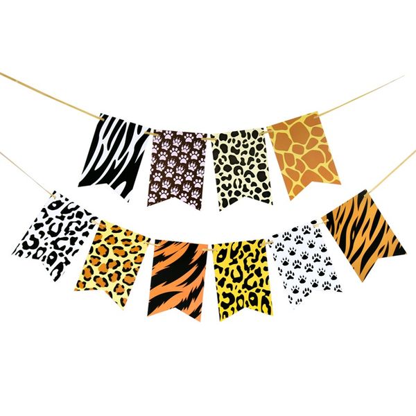 party pennants zebra leopard print animal pattern pull flag tropical forests tortoise theme dorsal leaf banner 2 5fn l1
party pennants zebra leopard print animal pattern pull flag tropical forests tortoise theme dorsal leaf banner 2 5fn l1