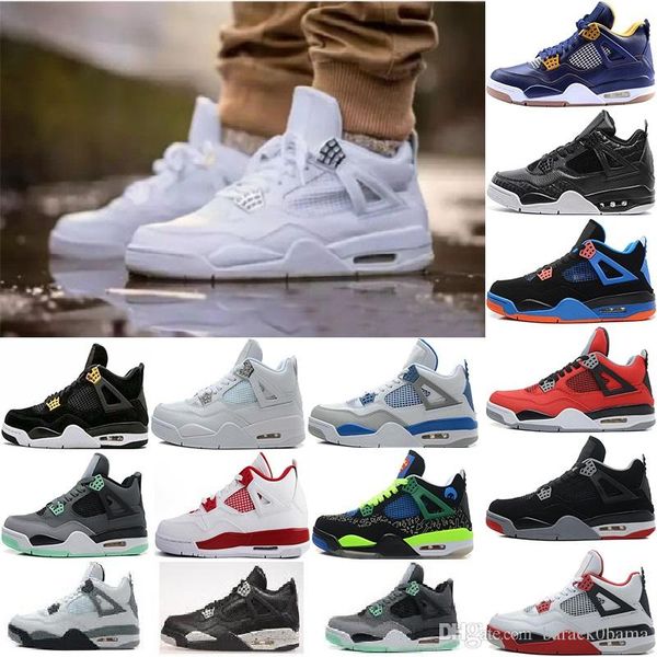 Women Mens Basketball Shoes J4 4s White Cement Bred Fire Red Sports Sneakers Jack University Blue Trail Walking Running Shoes
Women Mens Basketball Shoes J4 4s White Cement Bred Fire Red Sports Sneakers Jack University Blue Trail Walking Running Shoes